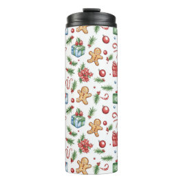 Niedlicher Weihnachtsmann Thermosbecher