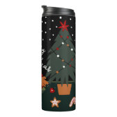 Niedlicher Weihnachtsmann Thermosbecher (Nach rechts gedreht)