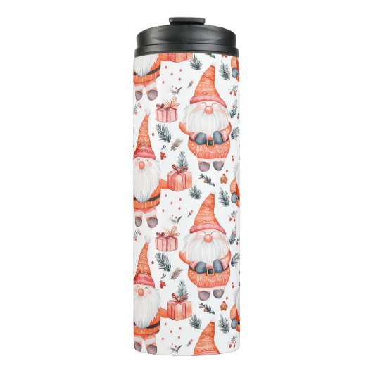 Niedlicher Weihnachtsmann Thermosbecher (Vorderseite)