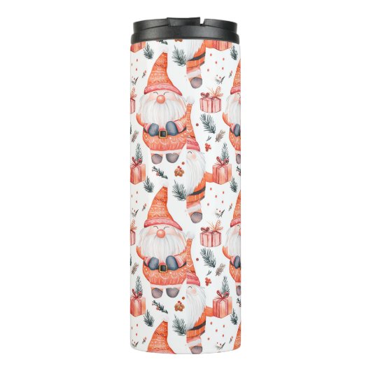 Niedlicher Weihnachtsmann Thermosbecher (Rückseite)