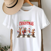 Niedlicher Weihnachtsmann Tri-Blend Shirt