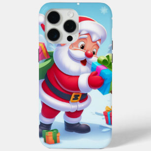 Niedlicher Weihnachtsmann und Schneemann Case-Mate iPhone Hülle