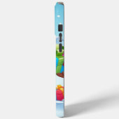 Niedlicher Weihnachtsmann und Schneemann Case-Mate iPhone Hülle (Rückseite / Links)