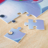 Niedlicher Weihnachtsmann und Schneemann Puzzle (Seite)