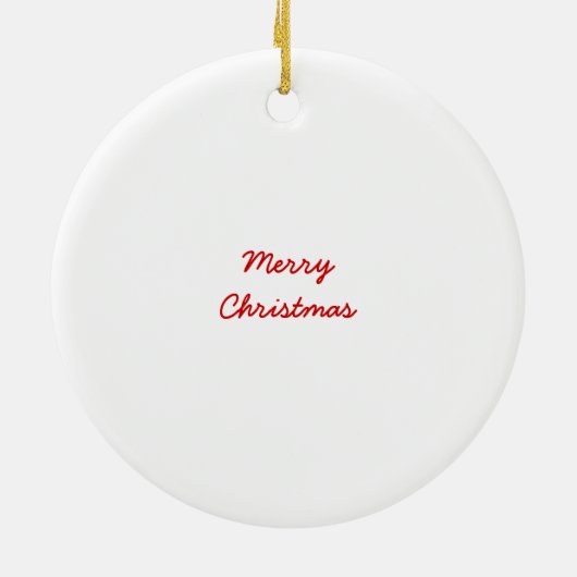 Niedlicher Weihnachtsmann und Weihnachtsschmuck de (Hinten)