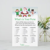 Niedlicher Weihnachtsmann Was ist in deinem Geldbö (Stehend Vorderseite)