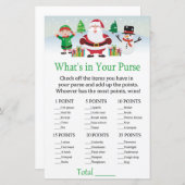 Niedlicher Weihnachtsmann Was ist in deinem Geldbö (Vorne/Hinten)