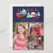 Niedlicher Weihnachtsmann Weihnachten 3 Fotos (Vorderseite)