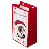 Niedlicher Weihnachtsmann Weihnachten Weihnachtsge Kleine Geschenktüte (Vorderseite Schrägansicht)