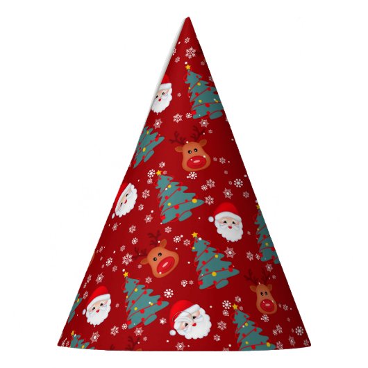 Niedlicher Weihnachtsmann | Weihnachtsfeiertagen Partyhütchen (Links)