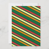 Niedlicher Weihnachtsmarathon Einladung (Rückseite)