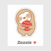 Niedlicher Weihnachtsmarkt Aufkleber (Blatt)