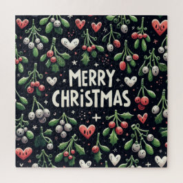 Niedlicher Weihnachtsmarkt Puzzle