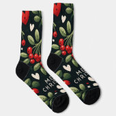 Niedlicher Weihnachtsmarkt Socken (Rechts)