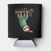 Niedlicher Weihnachtsmarkt Weihnachtsmannmütze Wei Dosenkühler (Vorderseite)