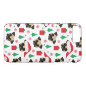 Niedlicher WeihnachtsMops Case-Mate iPhone Hülle (Rückseite (Horizontal))