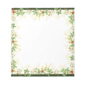 Niedlicher WeihnachtsNotepad Notizblock (Vorderseite)