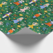 Niedlicher WeihnachtsNutcracker Ballerina Mouse Bo Geschenkpapier (Ecke)