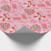 Niedlicher WeihnachtsNutcracker Geschenkpapier (Ecke)