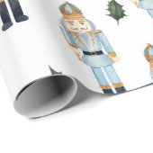 Niedlicher WeihnachtsNutcracker Geschenkpapier (Rolleneckpunkt)