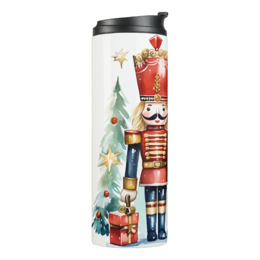 Niedlicher WeihnachtsNutcracker Thermosbecher (Nach links gedreht)