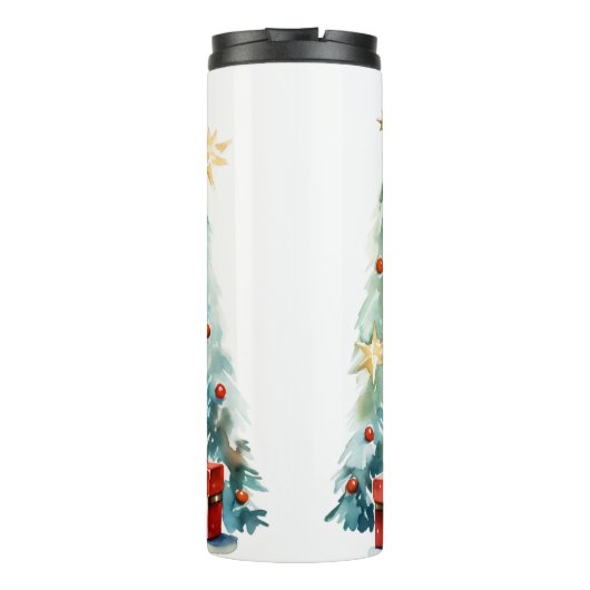 Niedlicher WeihnachtsNutcracker Thermosbecher (Rückseite)