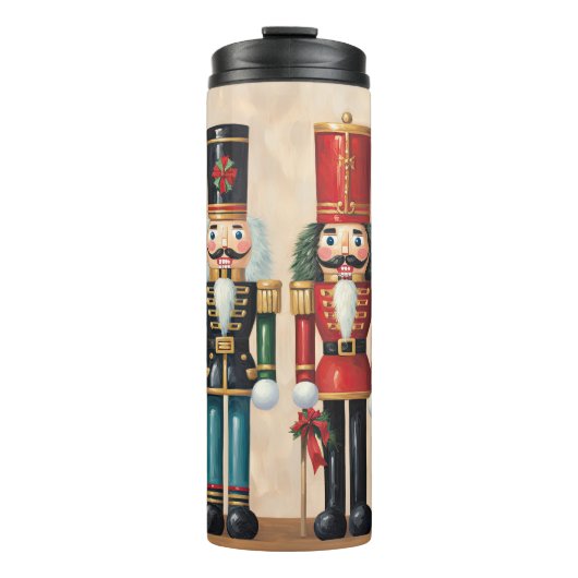 Niedlicher WeihnachtsNutcracker Thermosbecher (Vorderseite)