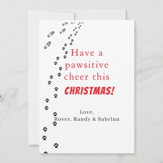 Niedlicher WeihnachtsOutfit Bull Hund Red Snowflak (Rückseite)