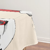 niedlicher Weihnachtspanda Tischdecke (Beispiel)