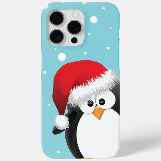 Niedlicher WeihnachtsPenguin Case-Mate iPhone Hülle (Rückseite)