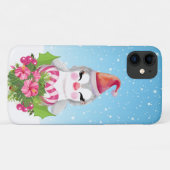 Niedlicher Weihnachtspenguin der Weihnachtsmannmüt Case-Mate iPhone Hülle (Rückseite (Horizontal))