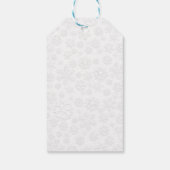 Niedlicher Weihnachtspenguin der Weihnachtsmannmüt Geschenkanhänger (Rückseite)