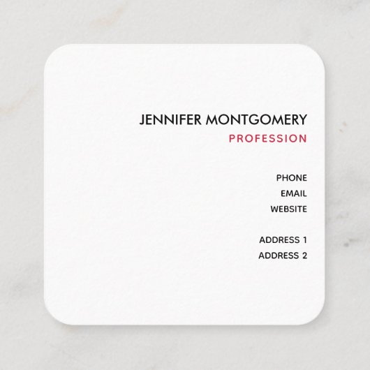 Niedlicher Weihnachtspenguin der Weihnachtsmannmüt Quadratische Visitenkarte (Rückseite)