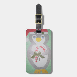 Niedlicher WeihnachtsPenguin Gepäckanhänger