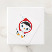 Niedlicher WeihnachtsPenguin Geschenkanhänger (Beispiel)