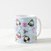 Niedlicher WeihnachtsPenguin Kaffeetasse (VorderseiteRechts)