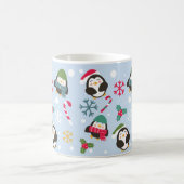 Niedlicher WeihnachtsPenguin Kaffeetasse (Mittel)