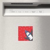 Niedlicher WeihnachtsPenguin Magnet (In Situ (Geschirrspüler))