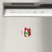 Niedlicher WeihnachtsPenguin Magnet (In Situ (Geschirrspüler))