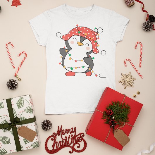 Niedlicher WeihnachtsPenguin T-Shirt