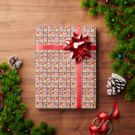 Niedlicher Weihnachtspilz Geschenkpapier