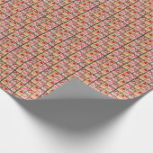 Niedlicher Weihnachtspilz Geschenkpapier (Ecke)