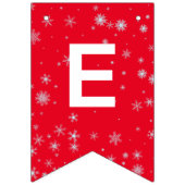 Niedlicher Weihnachtspinguin Santa Scarf Wimpelkette (Zweite Fahne)