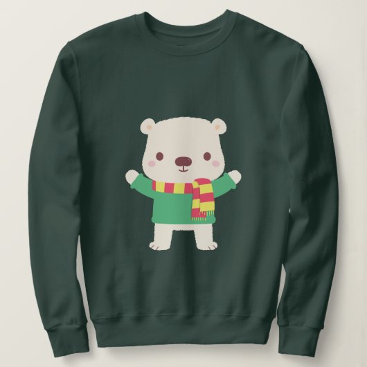 Niedlicher Weihnachtspolar Sweatshirt (Design vorne)