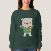 Niedlicher Weihnachtspolar Sweatshirt (Vorderseite)