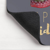 Niedlicher Weihnachtsren-Gruben-Stier-Terrier-Hund Mousepad (Ecke)
