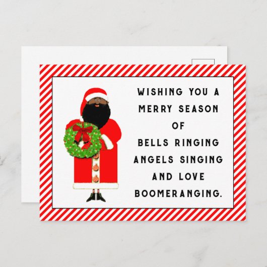 Niedlicher Weihnachtsrhyme Postkarte (Vorne/Hinten)