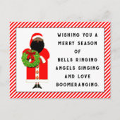 Niedlicher Weihnachtsrhyme Postkarte (Vorderseite)