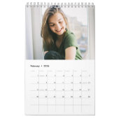 Niedlicher Weihnachtsrosa Kätzchen Kätzchen Lover  Kalender (Feb 2026)