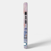 Niedlicher Weihnachtsschneemann Case-Mate iPhone Hülle (Rückseite / Links)